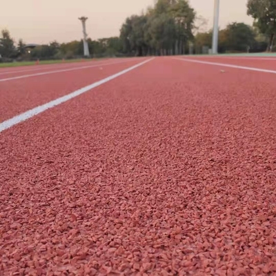 Non Toxic Polyurethane Outdoor Artificial Running Track Pollution Free Breathable