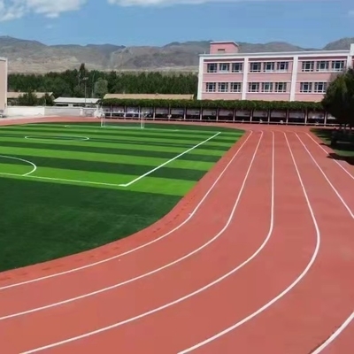Non Toxic Polyurethane Outdoor Artificial Running Track Pollution Free Breathable