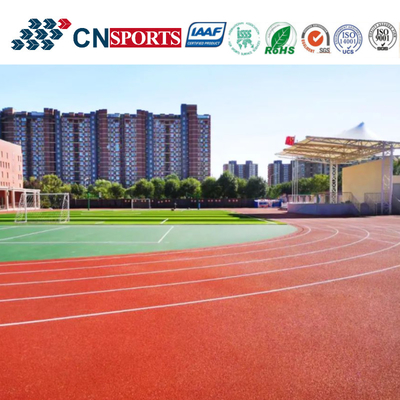 Iaaf Certified All Weather 13mm Athletic PU Running Track / Runway Flooring