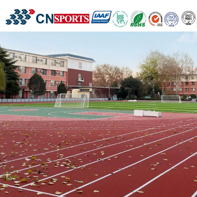 Iaaf Certified All Weather 13mm Athletic PU Running Track / Runway Flooring