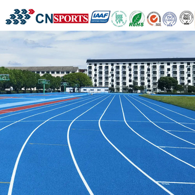 Outdoor Easy Construction Sky Blue SPU Running Track For School