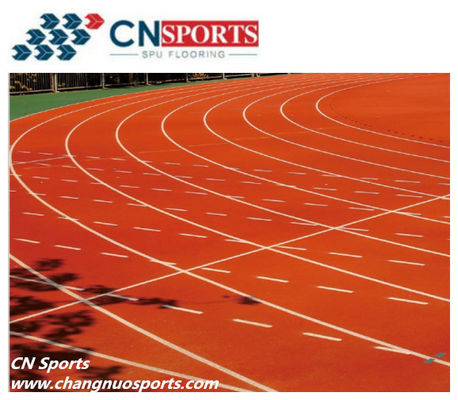 EPDM Granule Red PU Running Track Full Pour Polyurethane Binder