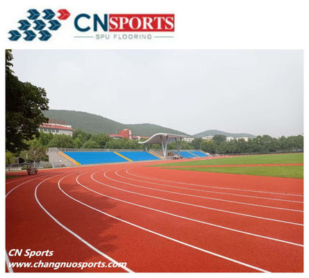 Stadium Synthetic Rubber Running Track 0.4Mpa Wear Resistant
