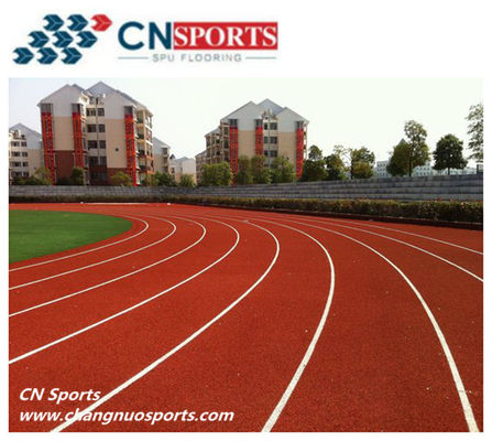 RoHS PU Running Track , Waterproof Synthetic Athletic Track