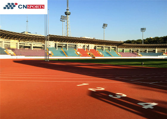 Full PUR Synthetic Running Track Outdoor EPDM Wet Pour Runway Flooring