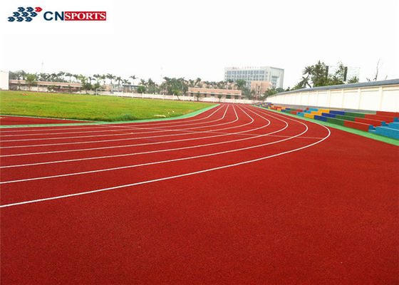 Anti UV Synthetic Running Track 13mm Spraycoat Surfacing runway flooring
