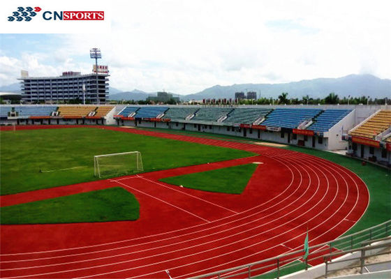 Full PUR Synthetic Running Track Outdoor EPDM Wet Pour Runway Flooring