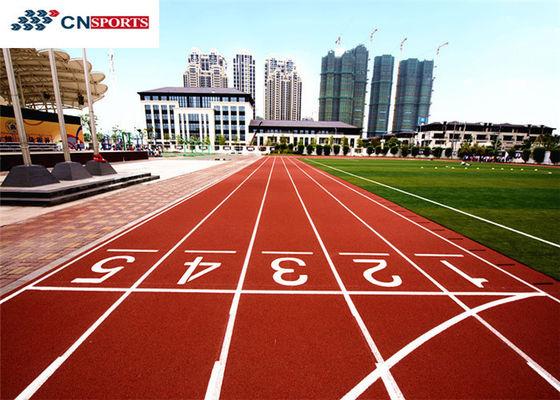 Anti UV Synthetic Running Track 13mm Spraycoat Surfacing runway flooring