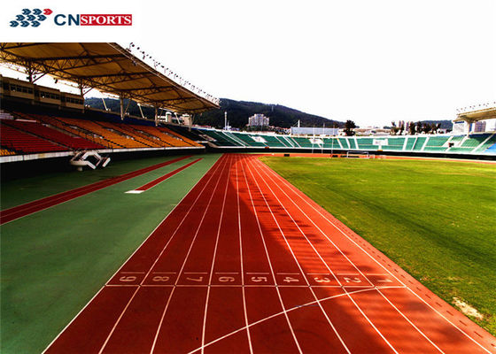 IAAF School PU Running Track Anti Static Environmental Friendly Runway Flooring