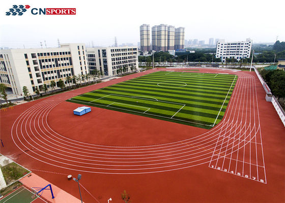 Anti UV Synthetic Running Track 13mm Spraycoat Surfacing runway flooring