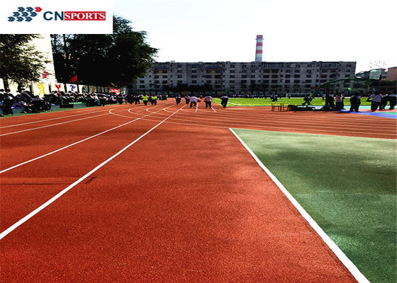 Sports Center Synthetic Running Track Red Stadium Running Track