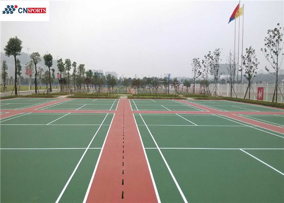 5mm ITF Level1 Flame Retardancy and Soundproof School Tennis Court Flooring
