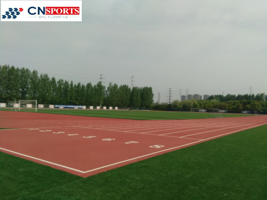 All Weather Artificial Surface Athletics Synthetic Running Track For Track And Field