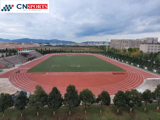All Weather Artificial Surface Athletics Synthetic Running Track For Track And Field