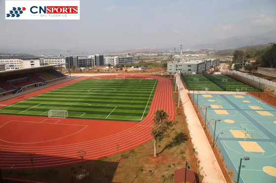 All Weather Artificial Surface Athletics Synthetic Running Track For Track And Field