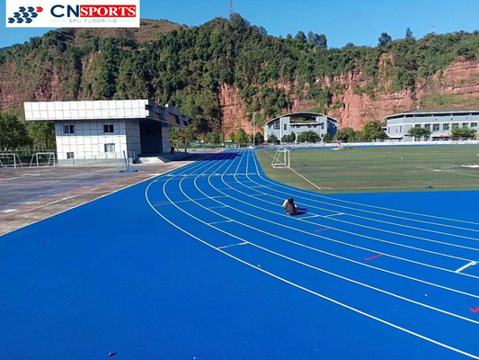Playground Rubber Running Track 13mm Thickness For Outdoor