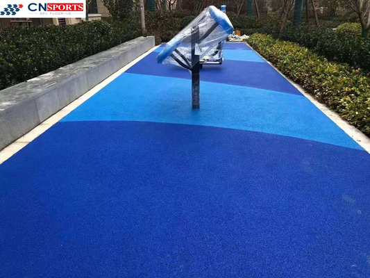 Jogging Track EPDM Rubber Flooring Yellow EPDM Playground Surface