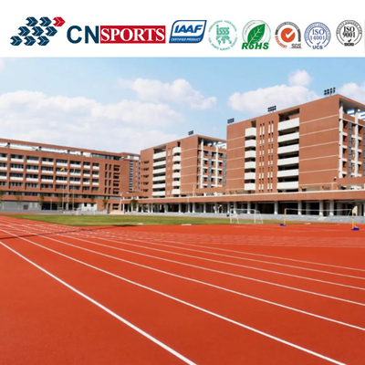 Iaaf Certified All Weather 13mm Athletic PU Running Track / Runway Flooring