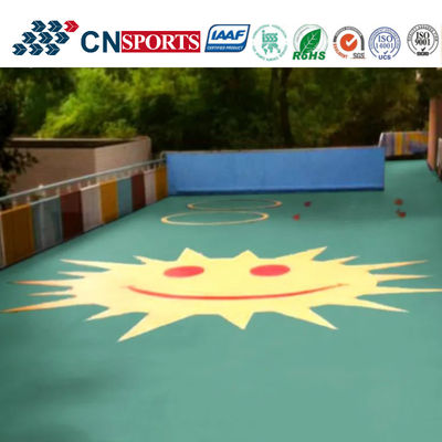 Outdoor Professional Flexible SPUA Flooring For Passageway / Function Room