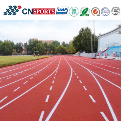 Wear Resistant PU Running Track High Shock Absorption Runway Flooring