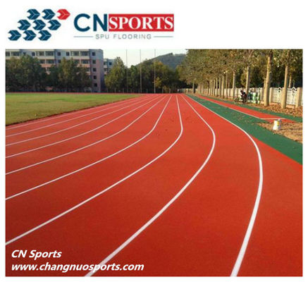 School Not Fade Rubber Running Track Shock Absorption Anti Spikes