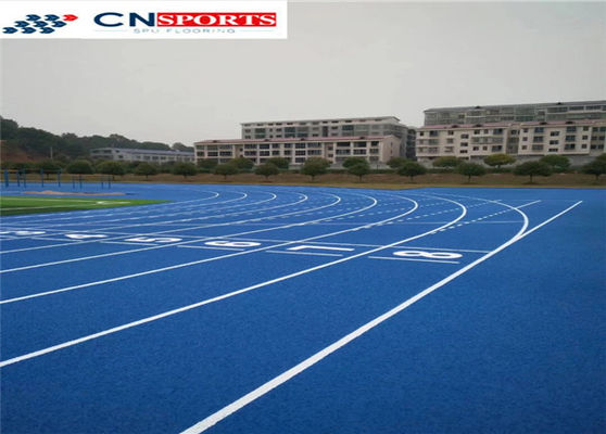 Système de sandwich de piste de course anti-UV synthétique ISO PU