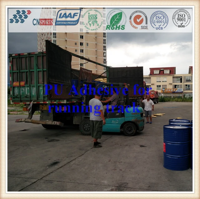 Non-Toxic and Harmless Polyurethane Coating PU Binder Adhesive for Sports Flooring 2
